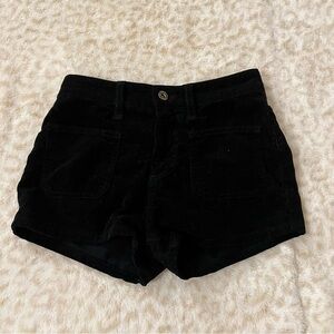 Carmar corduroy black shorts